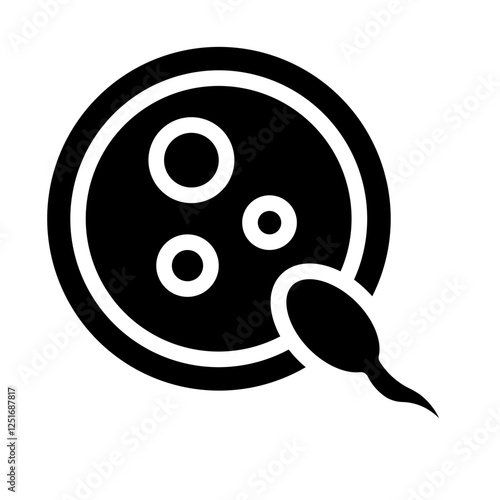 fertilization of egg cells_1 solid icon