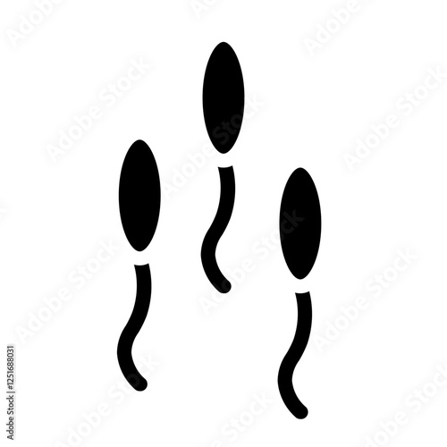 sperm solid icon