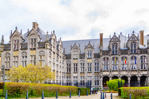 view of old Palace in liege, belgium
