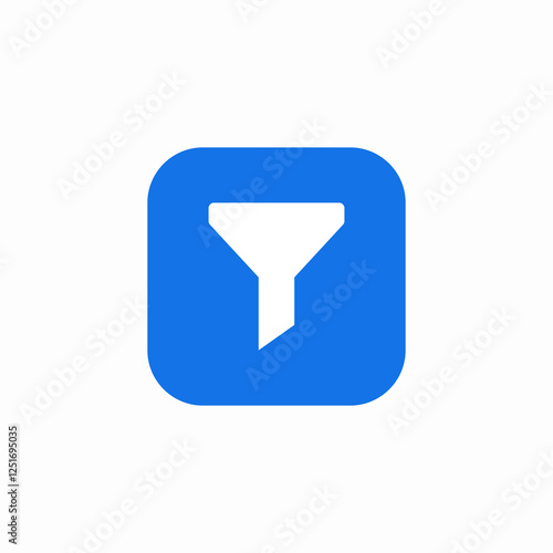 filter detailed search icon sign vector