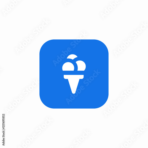 ice cream flavors icon sign vector