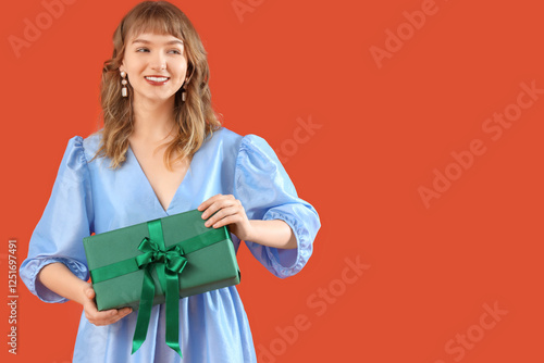 Beautiful young woman with ...
