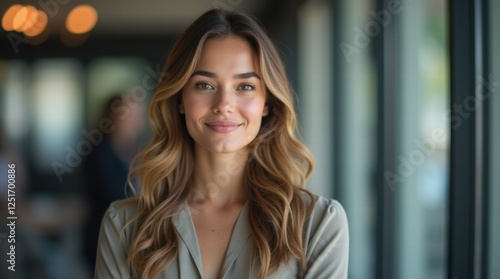 Young woman in a business setting Free Download Young woman in a business setting - GFXLoad