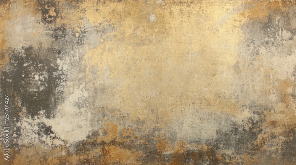 A distressed gold texture background with rough, weathered patches and soft faded areas, blending elegance with a vintage, antique feel A distressed gold texture background with rough, weathered patches and soft faded areas, blending elegance with a vintage, antique feel