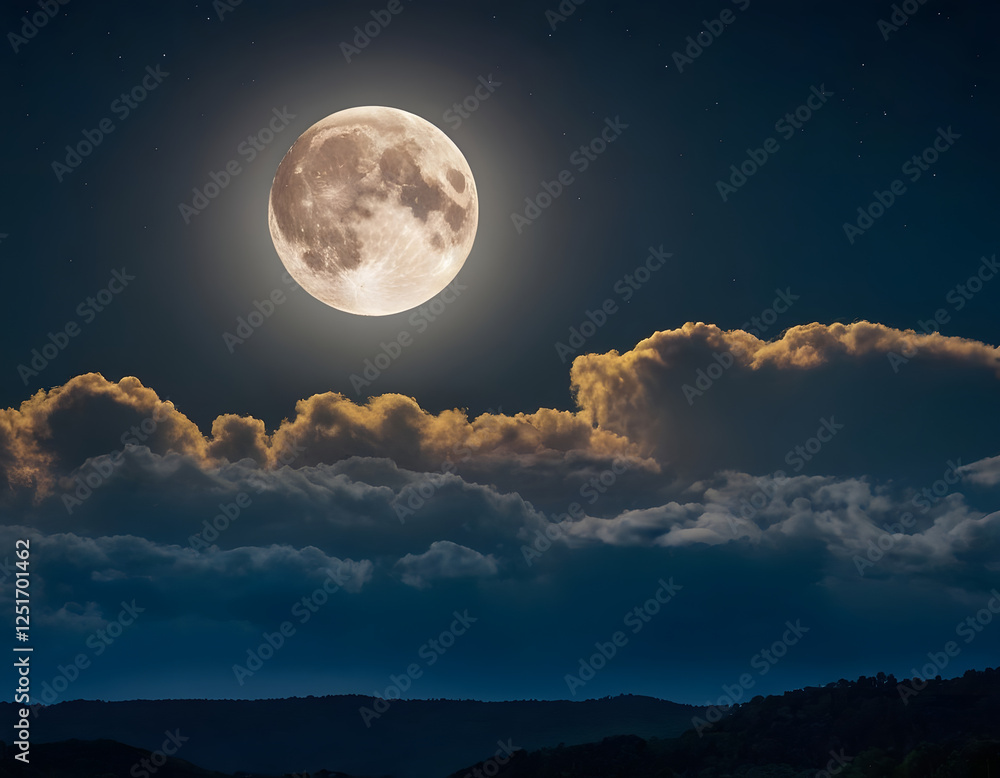 full moon over the clouds, full moon over the sky, illustration of full moon on the sky at the night full moon over the clouds, full moon over the sky, illustration of full moon on the sky at the night
