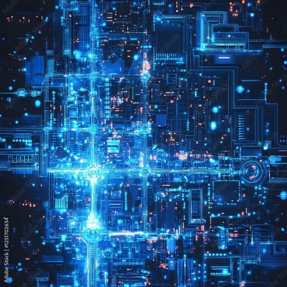 Vibrant Digital Universe Futuristic Glowing Electrical Circuit Backdrop with Neon Lights and Abstract Patterns Vibrant Digital Universe Futuristic Glowing Electrical Circuit Backdrop with Neon Lights and Abstract Patterns