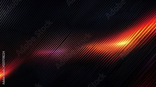 Abstract diagonal glowing lines