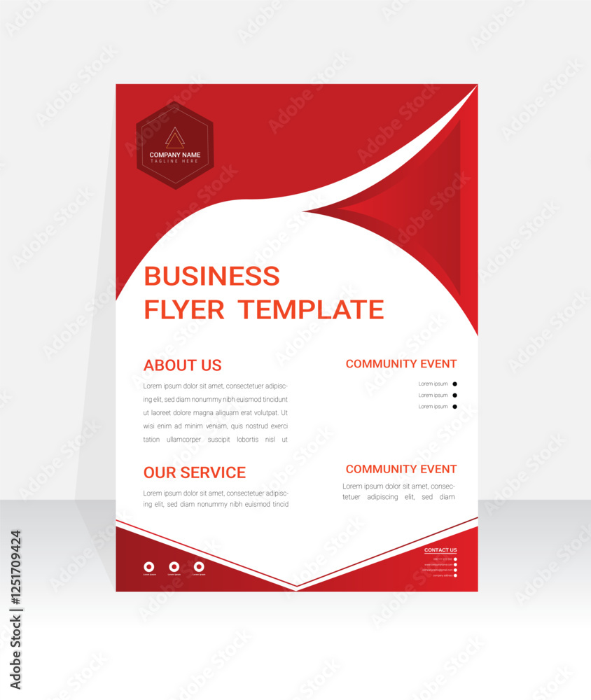 Fototapeta premium Business Flyer Template