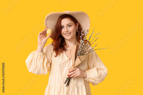 Beautiful young woman with ...