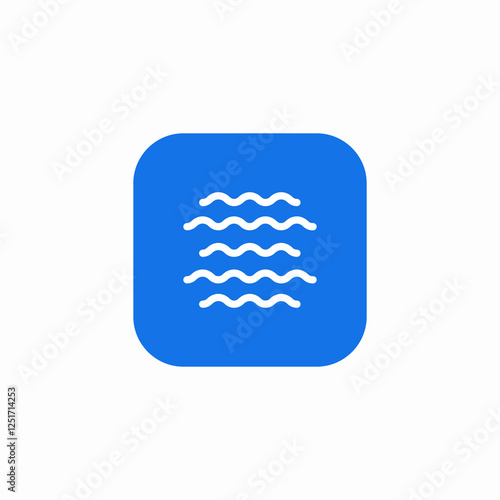 level water flood icon sign vector