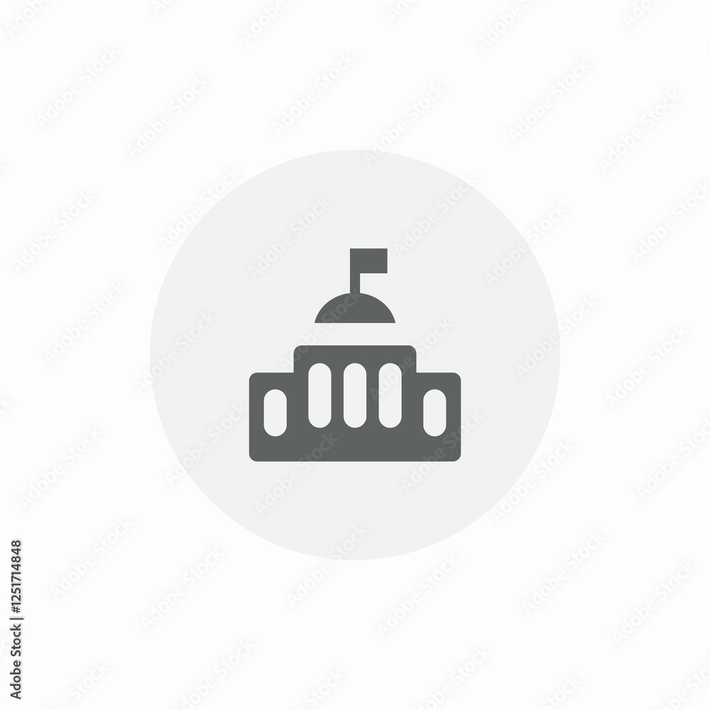 ministry government icon sign vector ministry government icon sign vector