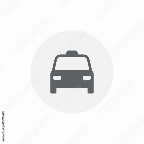 taxi drive icon sign vector