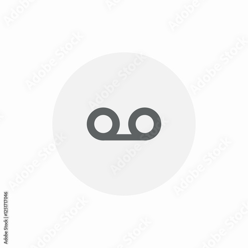 voicemail call message icon sign vector