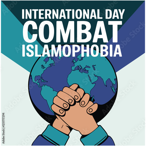 International Day to Combat Islamophobia flyer,poster,image 14.eps