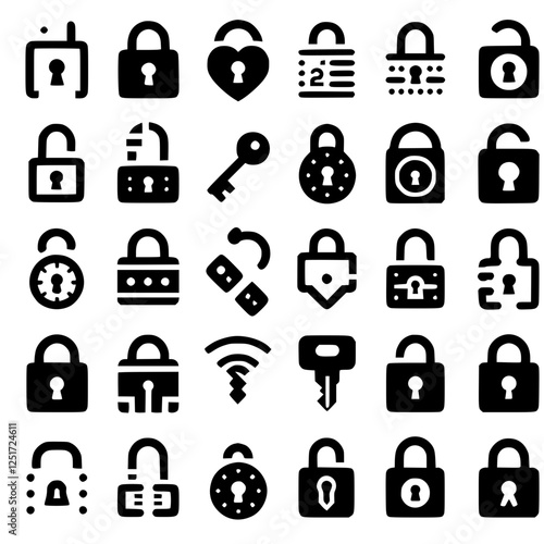 lock Icon Set