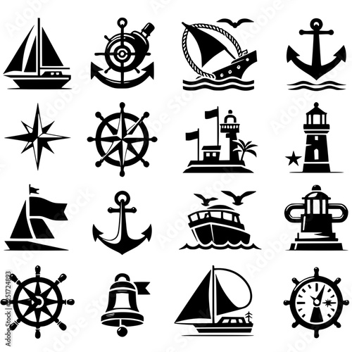 sailing Icon Set