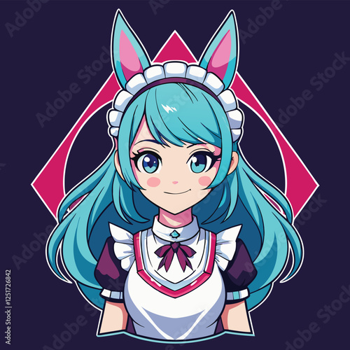 Kawaii amp Cute Anime girl illustration Designs