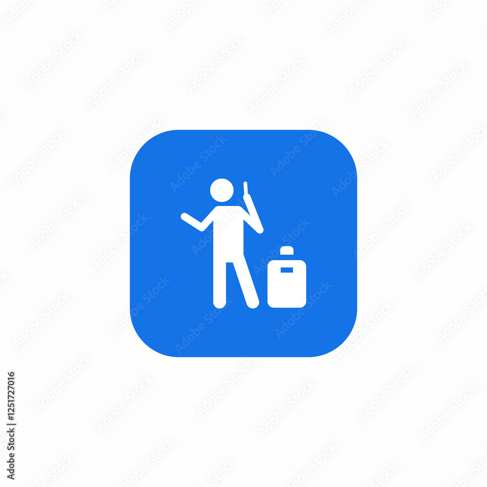 baggage claim icon sign vector baggage claim icon sign vector