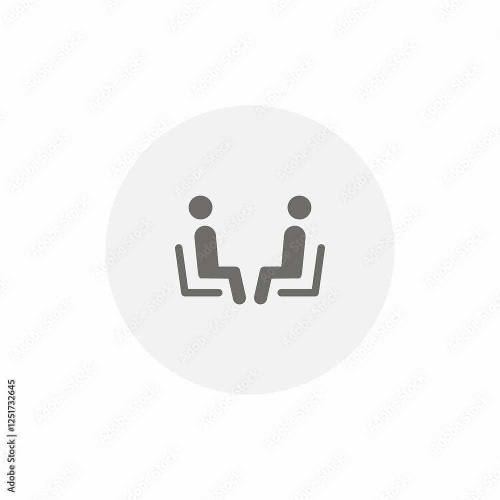 transportation group seats icon sign vector transportation group seats icon sign vector