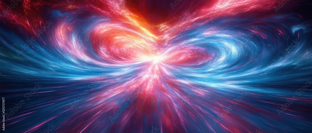 Dynamic Energy of Abstract Art in a Surreal Cosmic Landscape with Vibrant Light Patterns and Electric Waves Dynamic Energy of Abstract Art in a Surreal Cosmic Landscape with Vibrant Light Patterns and Electric Waves