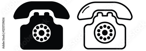 phone icon, call icon, phone, call, telephone, vector, telephone icon, simple call receiver, communication symbol isolated on white background. Contact us, symbol, sign, logo vector, land phone. EPS10
