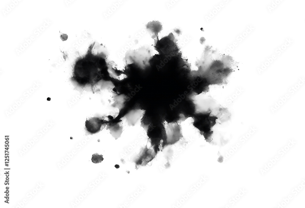signs splat splash drawing drip white artistic liquid design fluid decorative dripped decoration background droplet isolated blob ink stain black shape inkblot blot element art splatter splodge