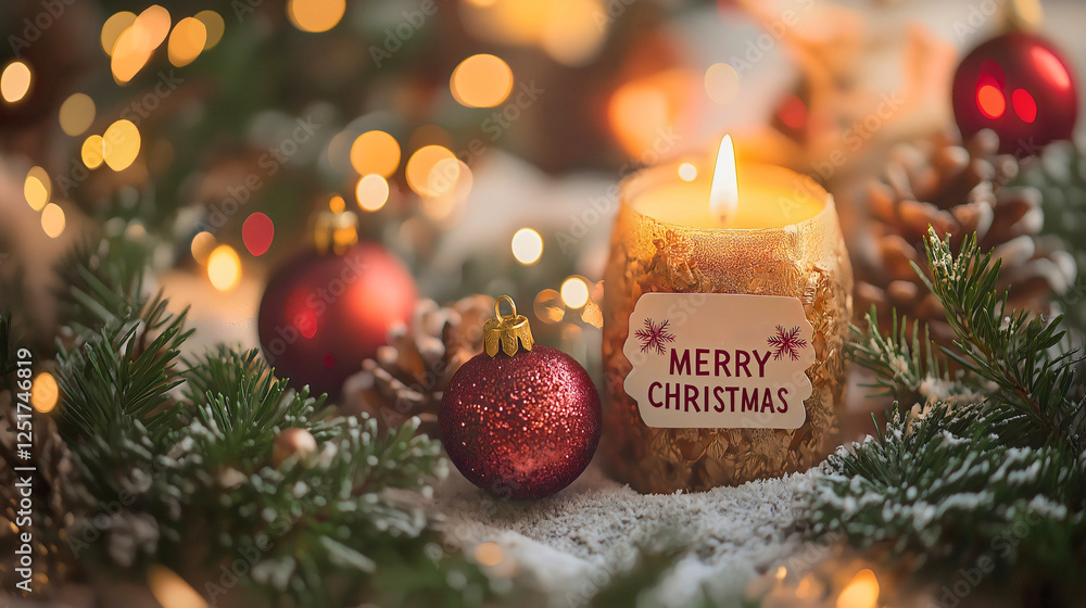 Golden candle with Golden candle with