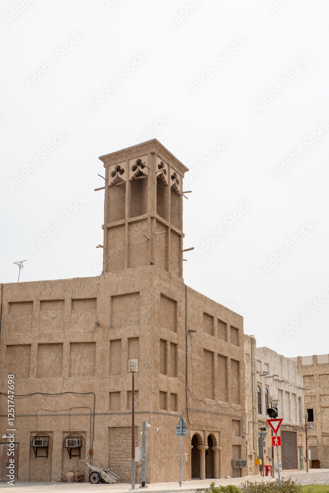 Fototapeta premium Old and new Dubai
