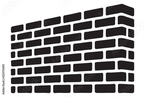 Brick Wall Vector Graphic for Backgrounds and Texture Designs