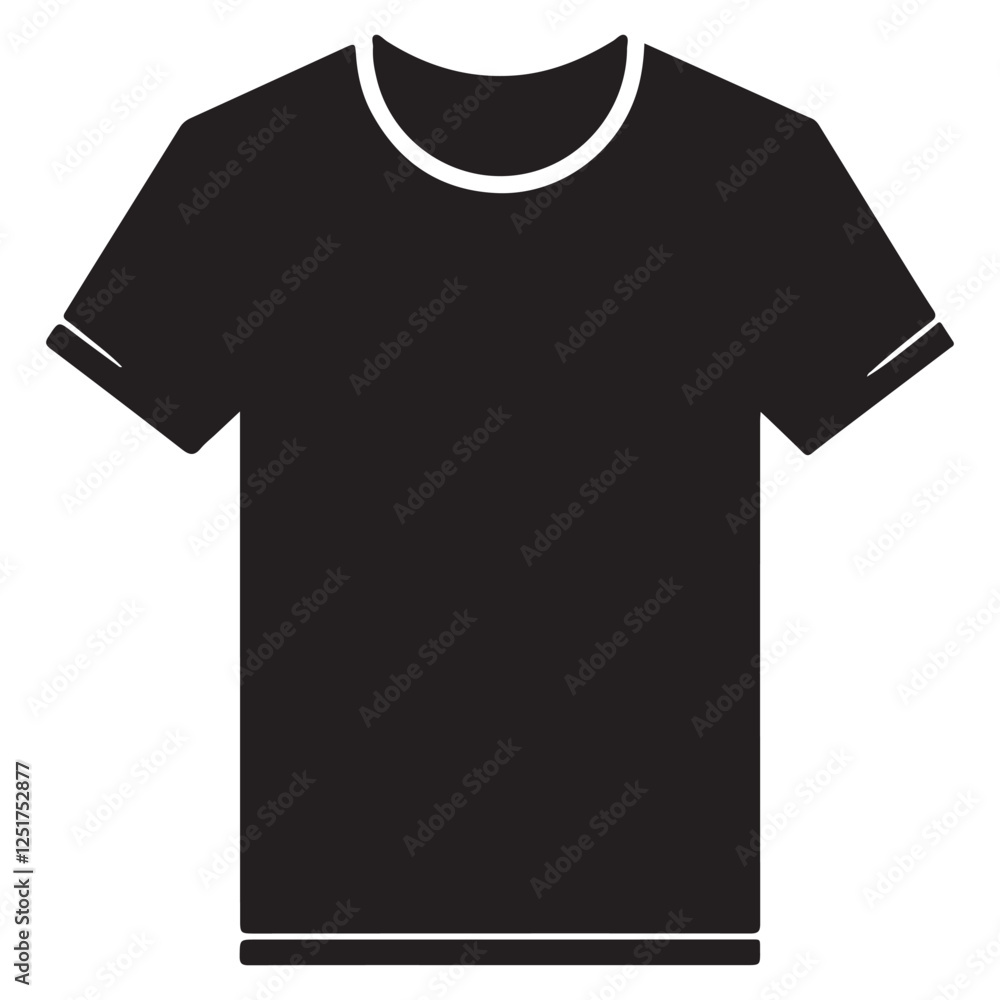T-Shirt Silhouette Vector Art Apparel Clothing Garment Design T-Shirt Silhouette Vector Art Apparel Clothing Garment Design