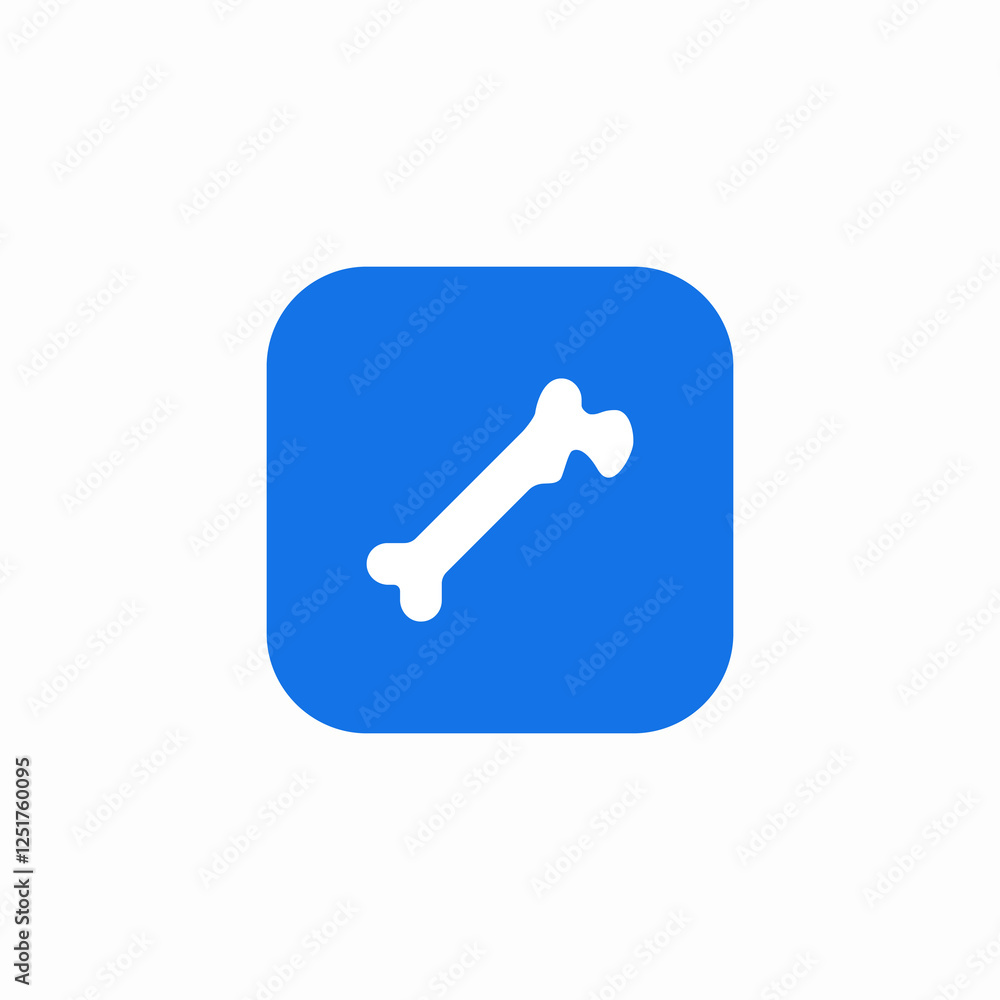 bone disfigure icon sign vector bone disfigure icon sign vector