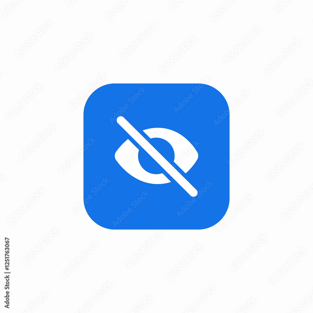 restrict view icon sign vector restrict view icon sign vector