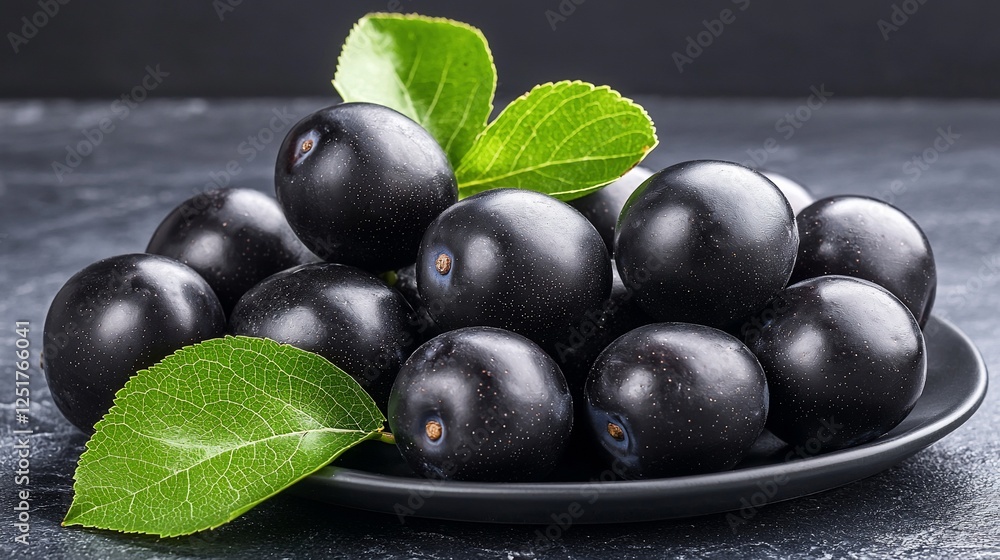 Dark plums, fresh harvest, kitchen setting, food photography Dark plums, fresh harvest, kitchen setting, food photography
