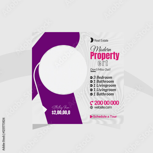 Real Estate Marketing: Editable Social Media Post Templates for Property Promotion & Sales