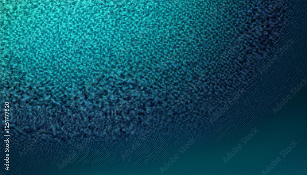 Obraz premium a teal inexperienced blue grainy gradient background covers a glowing noise texture for a header design