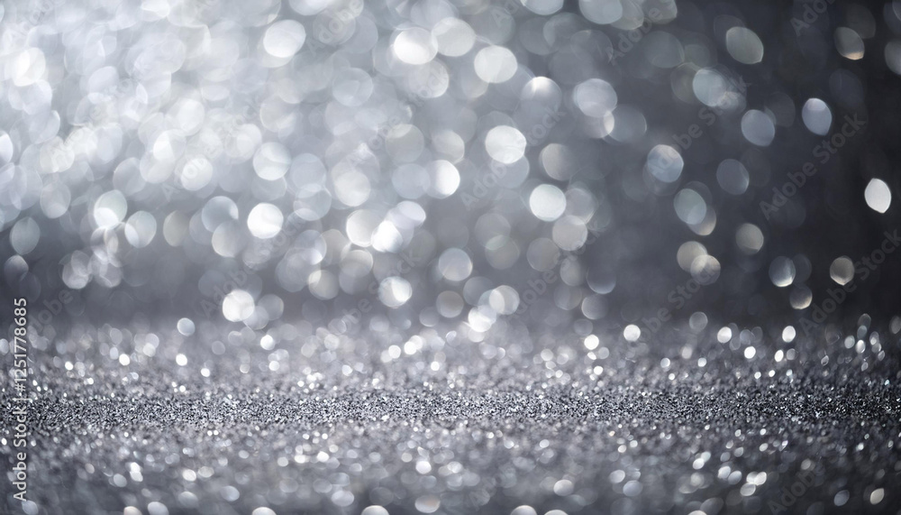 abstract silver glitter bokeh background generative ai abstract silver glitter bokeh background generative ai