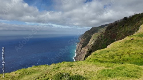 Wallpaper Mural Scenic panoramic view from Miradouro da Boa Morte on a summer morning, Madeira island, Portugal. Torontodigital.ca