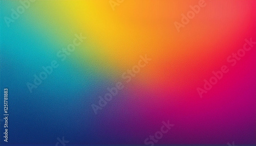 rainbow colored grainy gradient texture background with minimalist design