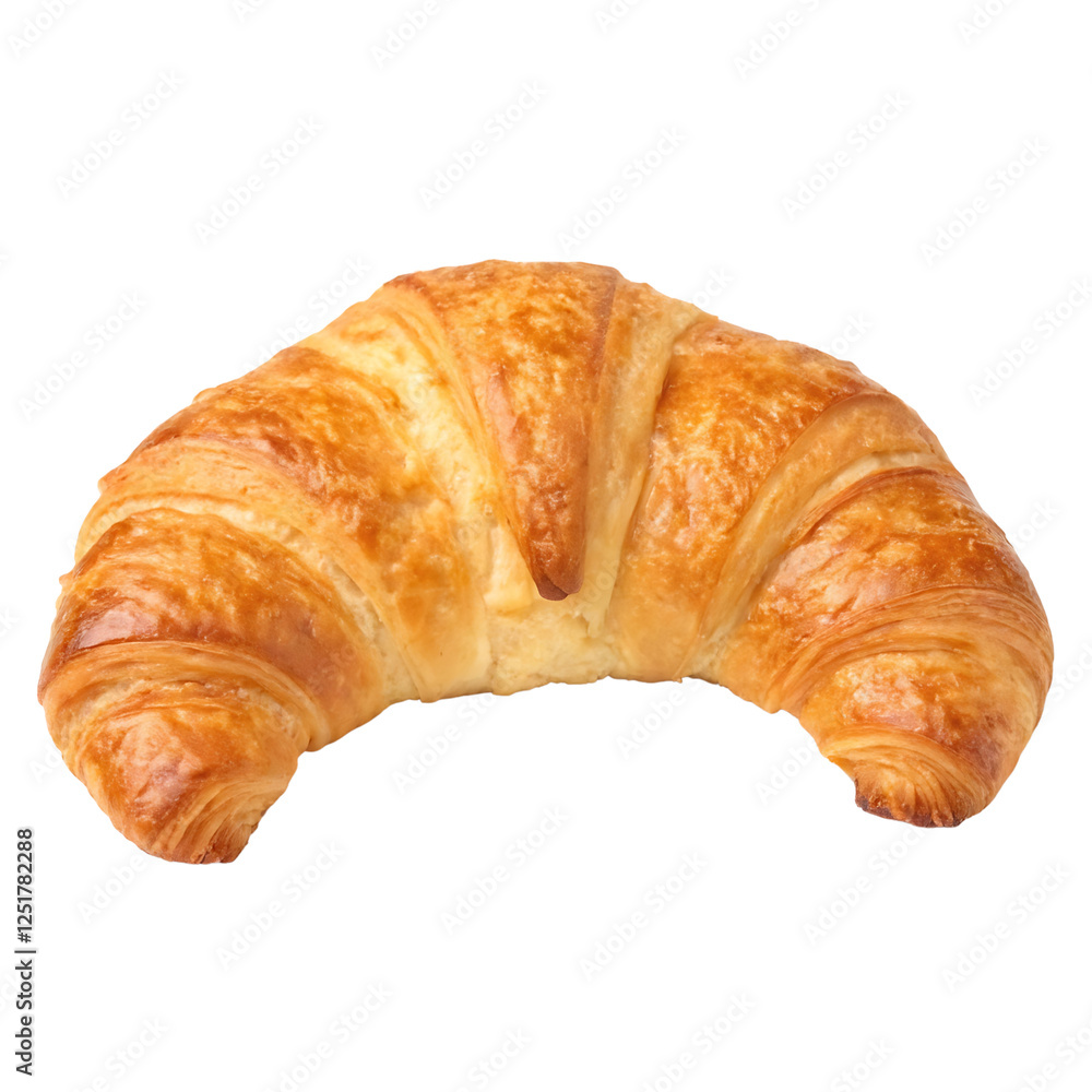 Croissant isolated on transparent background Croissant isolated on transparent background