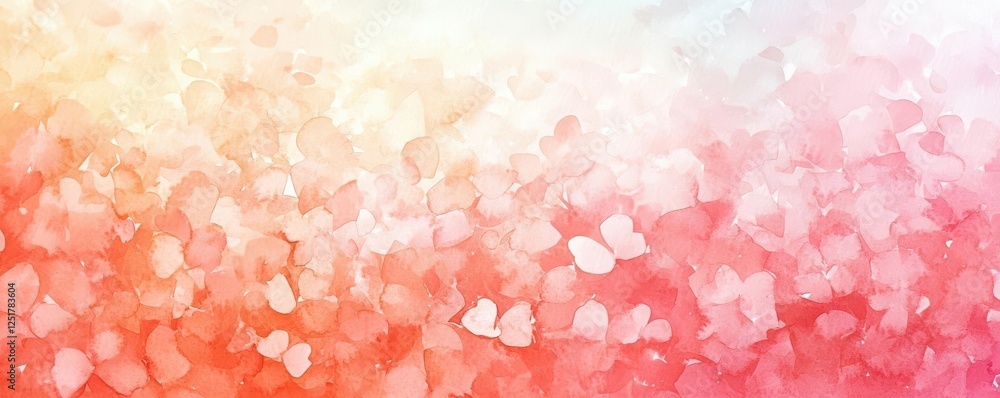 Abstract watercolor blossoms blending seamlessly, evoking nostalgia and romantic emotions in a soft, artistic composition Abstract watercolor blossoms blending seamlessly, evoking nostalgia and romantic emotions in a soft, artistic composition
