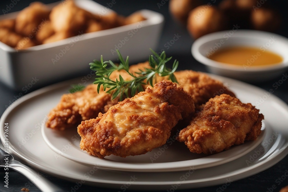Crispy Fried Chicken Breast, Perfectly Crunchy and Flavorful | Generative AI Crispy Fried Chicken Breast, Perfectly Crunchy and Flavorful | Generative AI