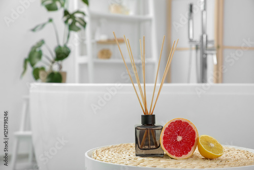 Citrus reed diffuser on tab...