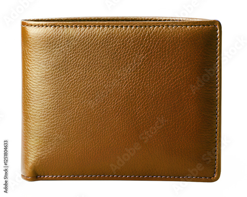 leather wallet isolated on white photo