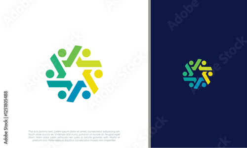 Global Community Logo Icon Elements Template. Community human Logo template vector. Community health care. Abstract Community logo. Social Networking logo designs.