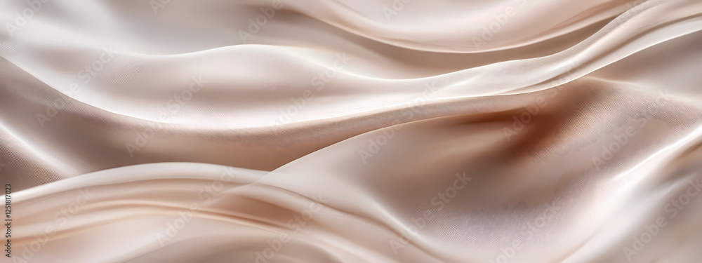 Obraz premium Elegant Abstract Fabric in Soft Hues