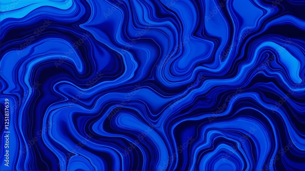 A fluid abstract background featuring dynamic blue wavy liquid patterns. The smooth flow and vibrant hues create a modern and mesmerizing aesthetic, perfect for digital wallpapers, artistic compositio A fluid abstract background featuring dynamic blue wavy liquid patterns. The smooth flow and vibrant hues create a modern and mesmerizing aesthetic, perfect for digital wallpapers, artistic compositio