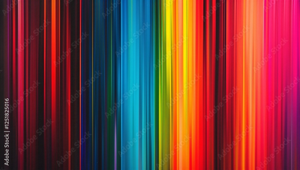 Obraz premium Vibrant vertical stripes of color create a dynamic and energetic abstract background.