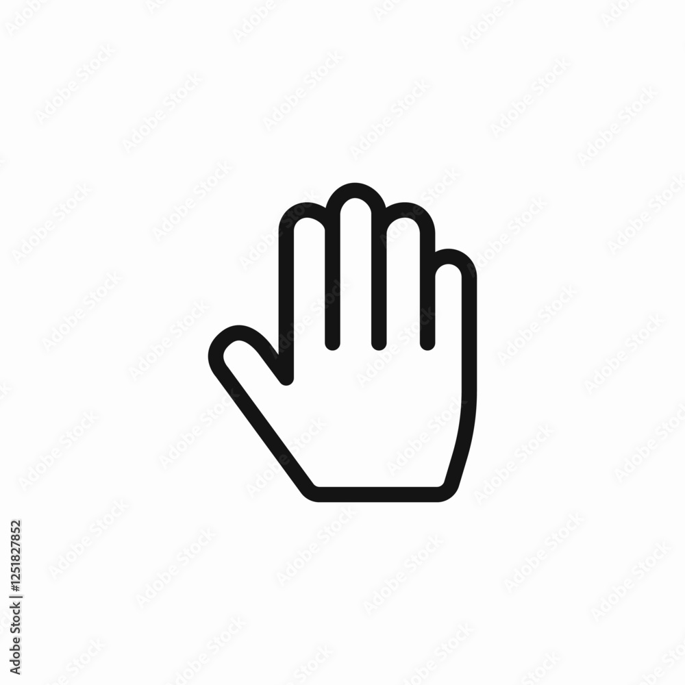 close fingers icon sign vector close fingers icon sign vector