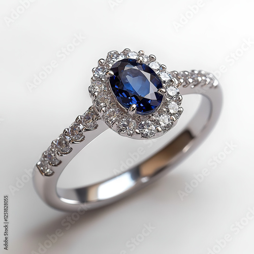 Diana ring-inspired, Saphire