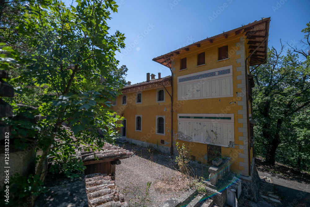 Old Abandoned Historic Villa of an Artist in Northern Italy Old Abandoned Historic Villa of an Artist in Northern Italy